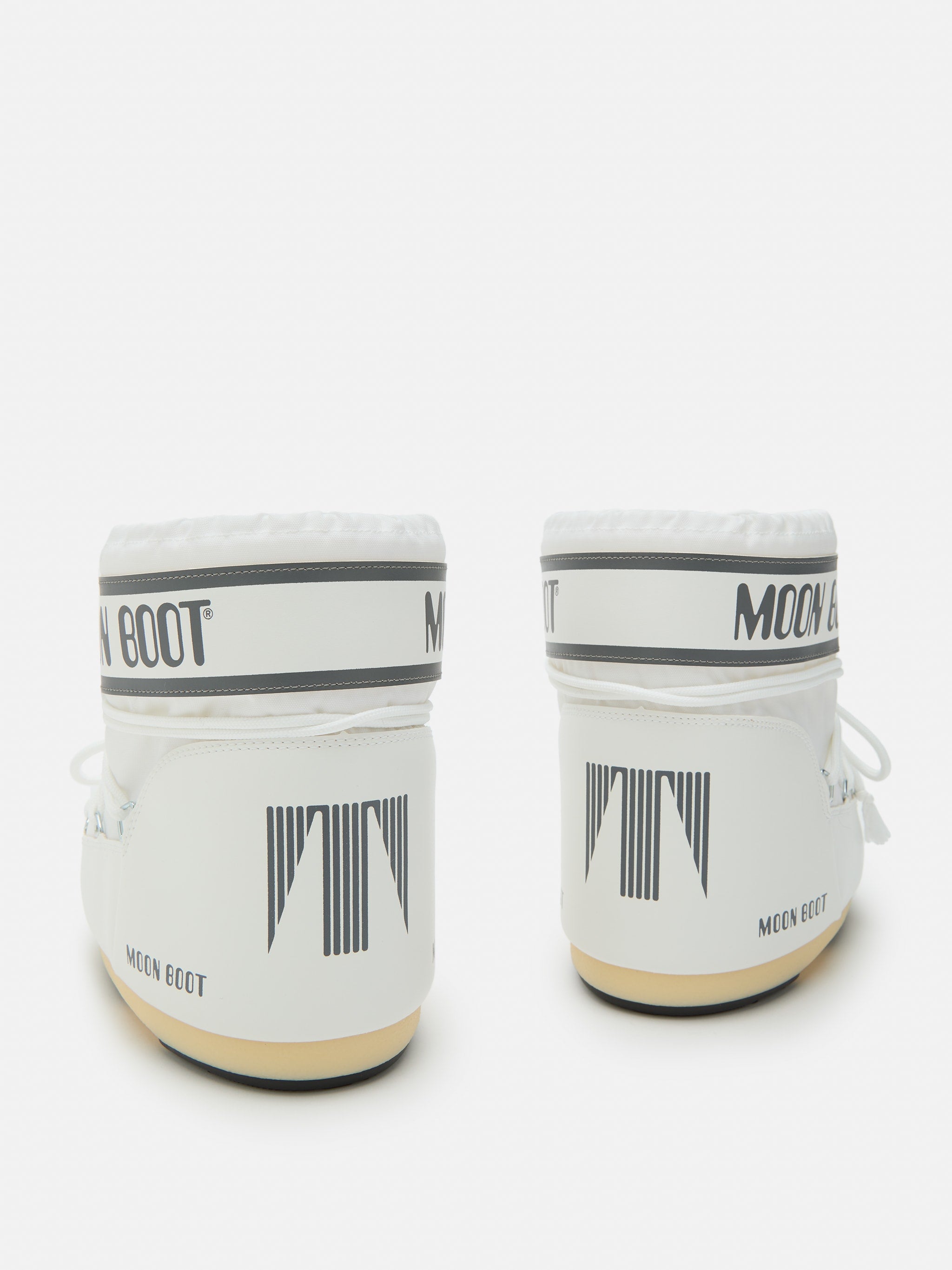 ICON LOW WHITE NYLON BOOTS
