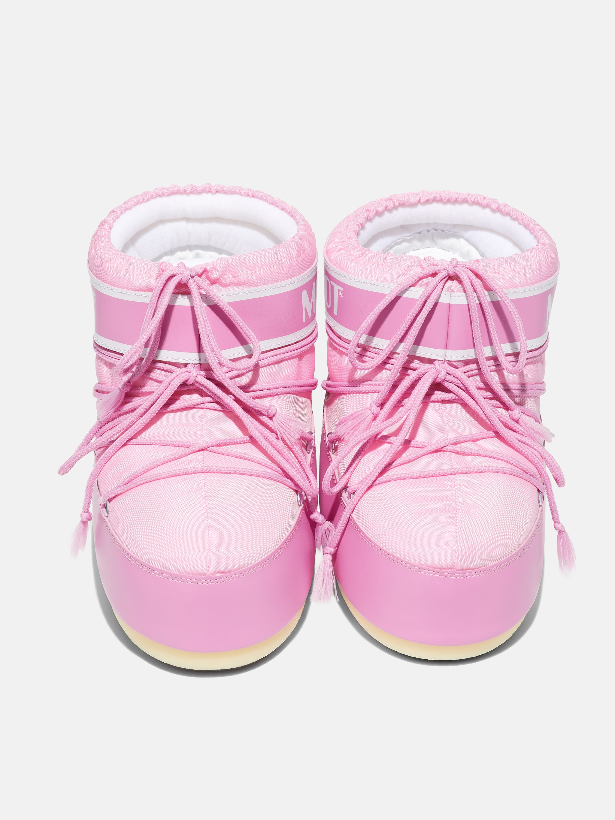 ICON LOW PINK NYLON BOOTS