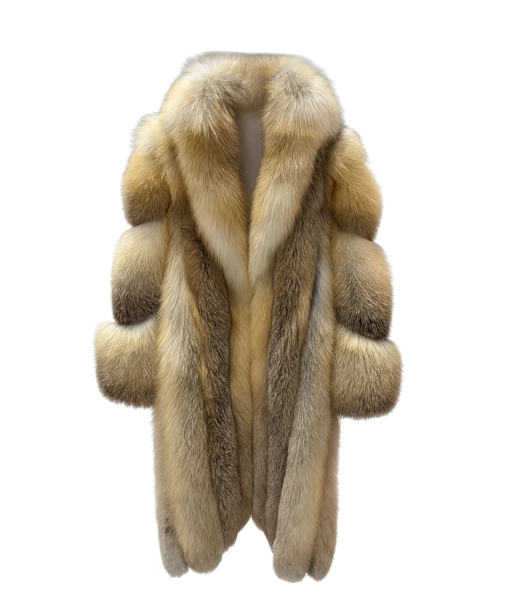 Long Collar Coat - Golden