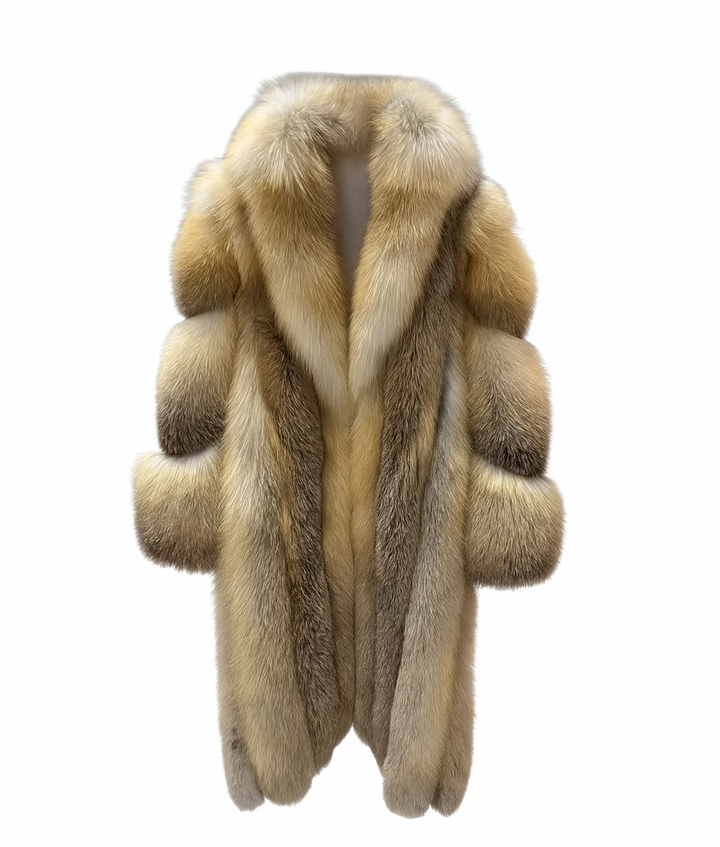 Long Collar Coat - Golden