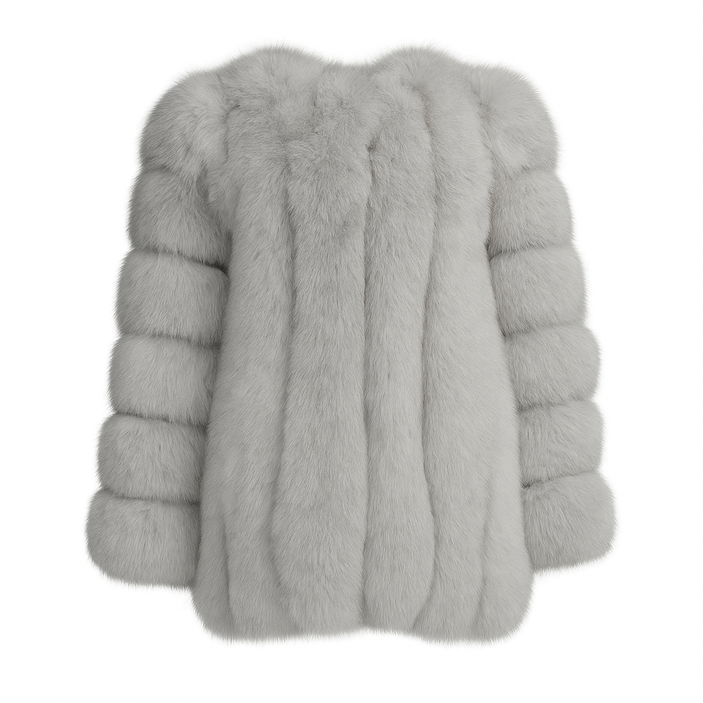 Straight Rows Long Coat