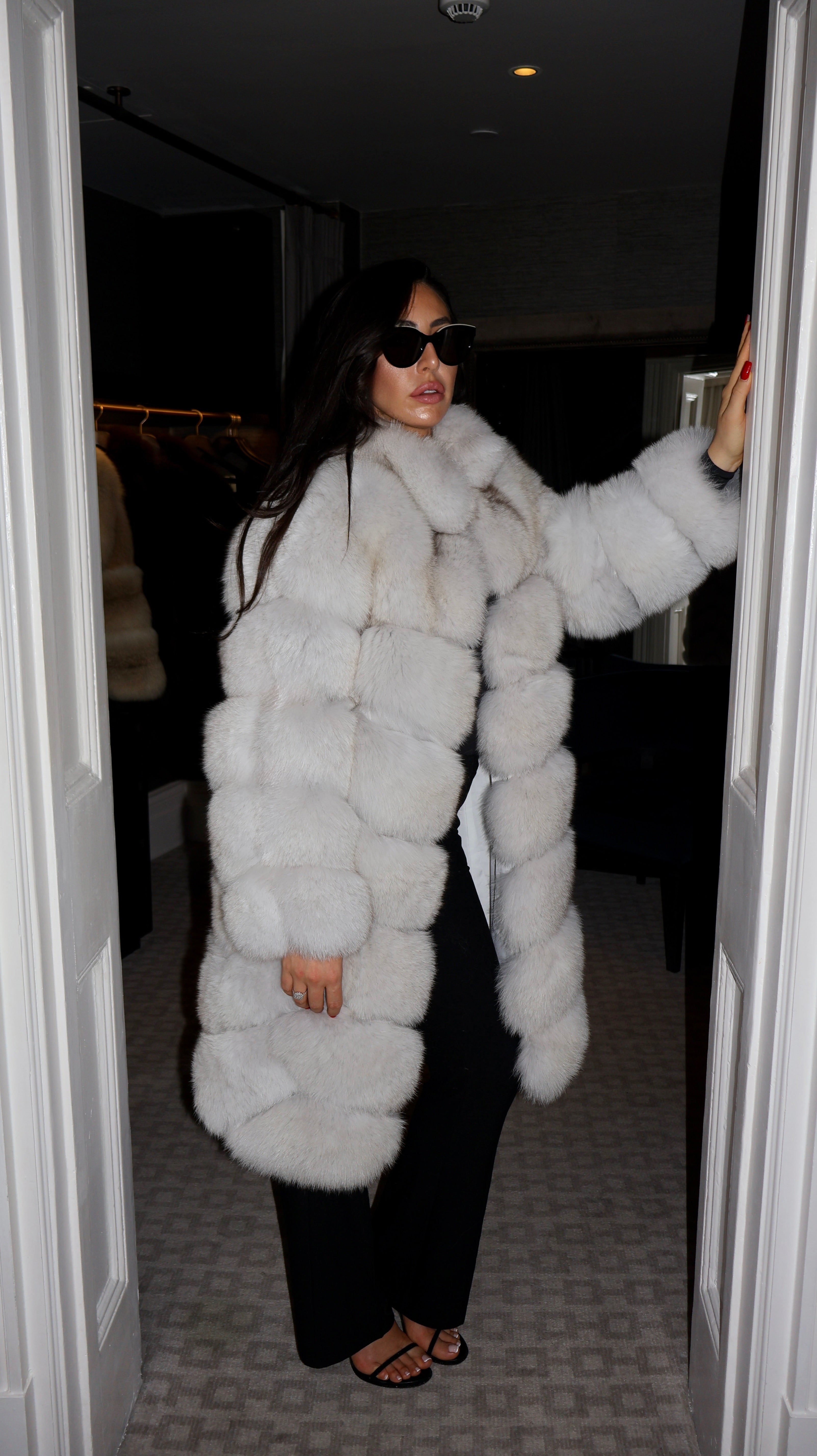 Overlap Long Collar Coat