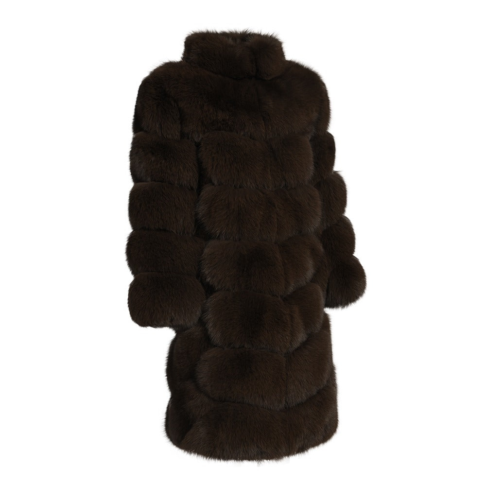 Overlap Long Collar Coat